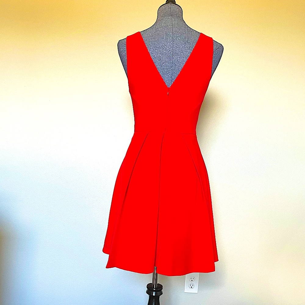 Adelyn Rae Deep V Flare Mini Dress - Picture 3 of 8